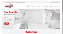 Desktop Screenshot of housemanpest.com